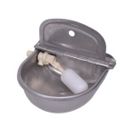 stainless steel water bowl with float